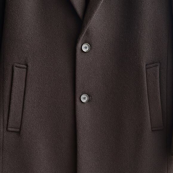 Zara 4 Way Overcoat Coat Black - Picture 5 of 9